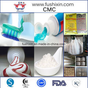 เกรดอาหาร โซเดียม CMC E466 เคมี Carboxymethyl Cellulose ในแป้งฟัน